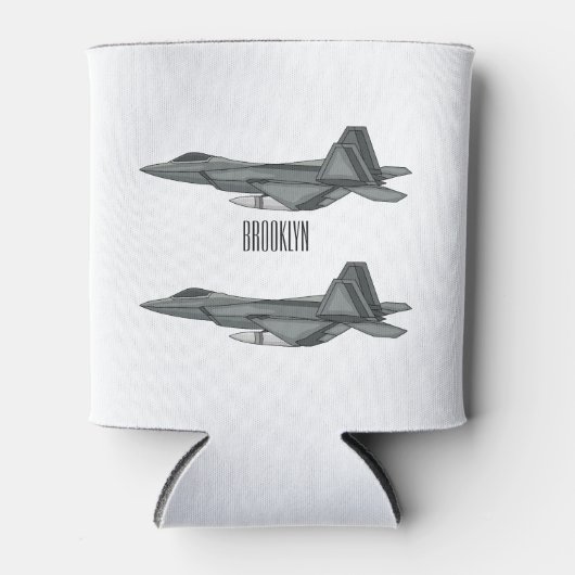 Versterking vliegtuig cartoon blikjeskoeler (Voorkant)