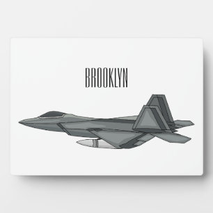 Versterking vliegtuig cartoon fotoplaat