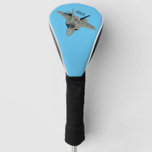 Versterking vliegtuig cartoon golfheadcover