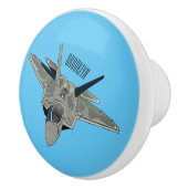 Versterking vliegtuig cartoon keramische knop (Rechts)