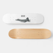 Versterking vliegtuig cartoon skateboard (Horizontaal)