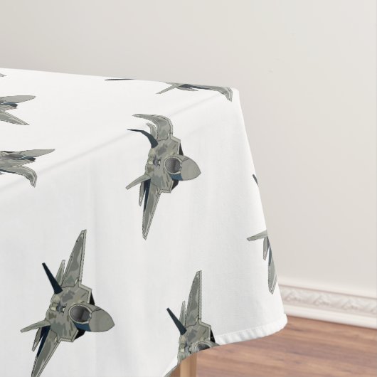 Versterking vliegtuig cartoon tafelkleed (Voorbeeld)