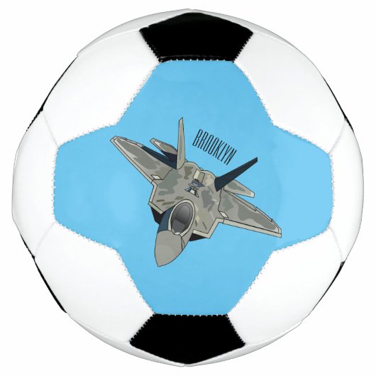 Versterking vliegtuig cartoon voetbal (Voorkant)