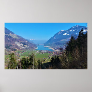 Versterking Zwitserse dal in Lungern Poster