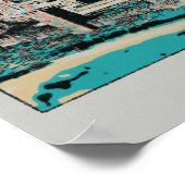 Versterkte stad van Artajona, Navarra, Spanje Poster (Hoek)