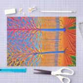 Versternend modern Kunstbos Tissuepapier (Craft)