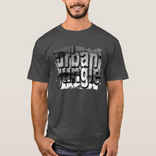 Versteurde Grunge Stedelijke Jungle T-shirt