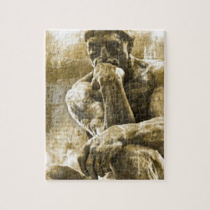 Verstoord bronzen beeld Auguste Rodin Legpuzzel