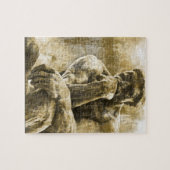 Verstoord bronzen beeld Auguste Rodin Legpuzzel (Horizontaal)