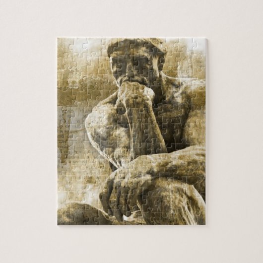 Verstoord bronzen beeld Auguste Rodin Legpuzzel (Verticaal)