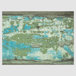 Verstoorde afwerking Weathered Painted Wood DIY De Tissuepapier