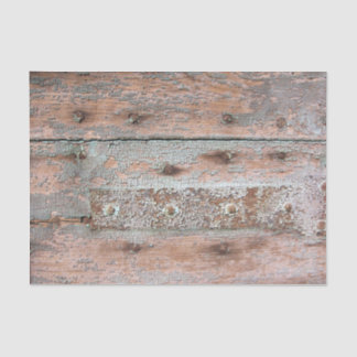 Verstoorde afwerking Weathered Painted Wood DIY De Tissuepapier