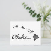 Verstoorde Aloha Briefkaart (Staand voorkant)