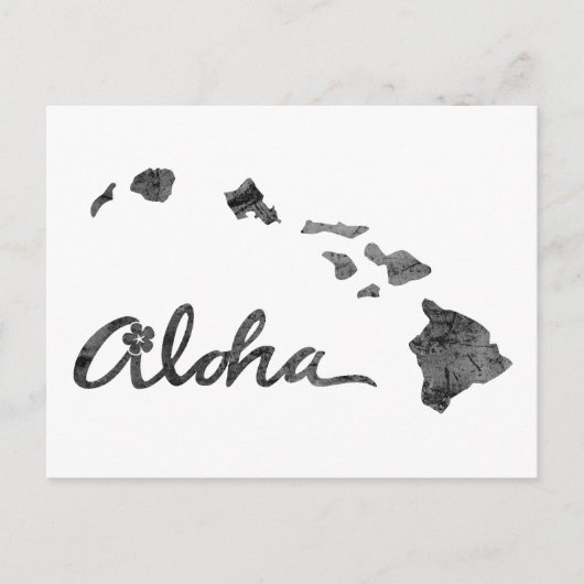 Verstoorde Aloha Briefkaart (Voorkant)