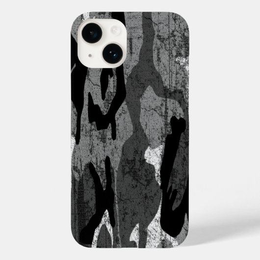 Verstoorde Arctische Camo Case-Mate iPhone Case (Achterkant)