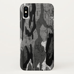 Verstoorde Arctische Camo iPhone X Hoesje