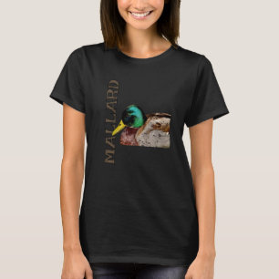Verstoorde artistieke Mallard Duck T-shirt