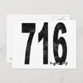 Verstoorde buffel 716 briefkaart (Voorkant / Achterkant)