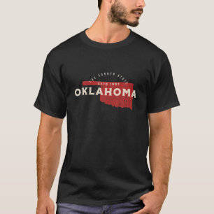 verstoorde staat Oklahoma geeft de eerste S T-shirt