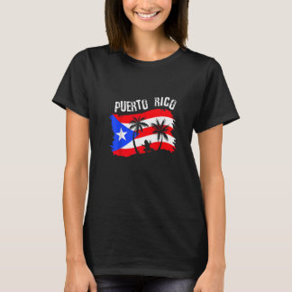 Verstoorde stijl Puerto Rico Frog Puerto Rico T-shirt