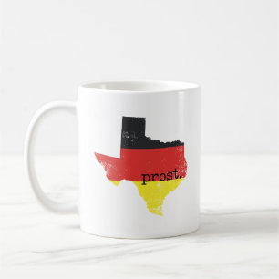 Verstoorde Texas German Flag Prost Koffiemok