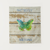 Verstoorde vlinder Nirvana Wall Art Tapestry Wandkleed (Voorkant)