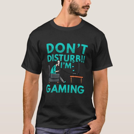 Verstoort me niet dat ik de spelspelspelconsole va t-shirt (Voorkant)