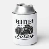 VERSTOP JE! Ik ben een fotograaf Blikjeskoeler (Blikje Voorkant)