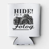 VERSTOP JE! Ik ben een fotograaf Blikjeskoeler (Voorkant)