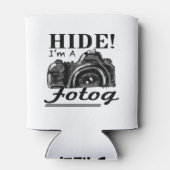 VERSTOP JE! Ik ben een fotograaf Blikjeskoeler (Achterkant)
