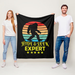 Verstoppertje Expert Bigfoot Grappig Fleece Deken