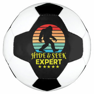 Verstoppertje Expert Bigfoot Grappig Voetbal