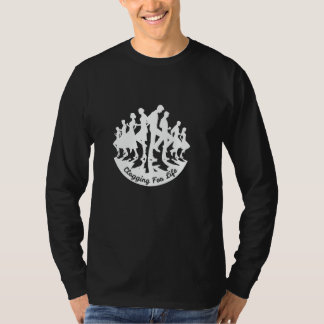 Verstopping voor het leven Een Buck Clogger Flatfo T-shirt