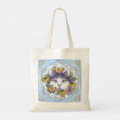 Verstopte Kat Tote Bag (Achterkant)