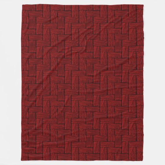 Verstopte Ruby Fleece Deken (Voorkant)