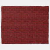 Verstopte Ruby Fleece Deken (Voorkant (Horizontaal))