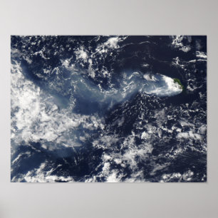 Verstoring van Piton de la Fournaise, Réunion Isl Poster
