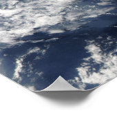 Verstoring van Piton de la Fournaise, Réunion Isla Poster (Hoek)