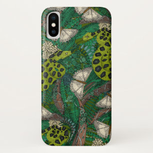 verstrengeld bosgroen iPhone x hoesje