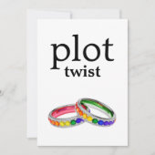 🌈 Verstrengeld in trots – wijzig de datum Save The Date (Voorkant)