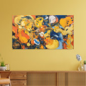 Verstrengelde energieën canvas afdruk (Insitu (Woonkamer))