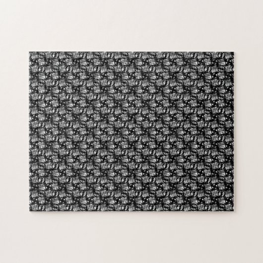 Verstrengelde lijnen met schaduwen legpuzzel (Horizontaal)