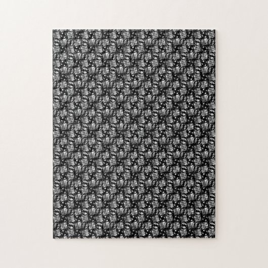 Verstrengelde lijnen met schaduwen legpuzzel (Verticaal)