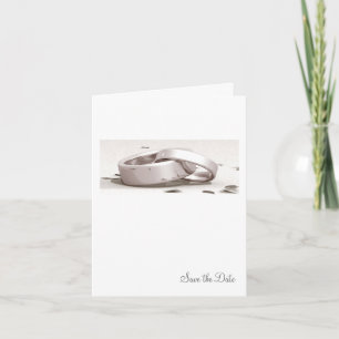 Verstrengelde ringen BLK - Save the Date Kaart