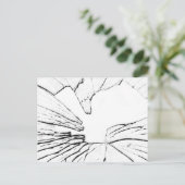 verstrooid briefkaart (Staand voorkant)