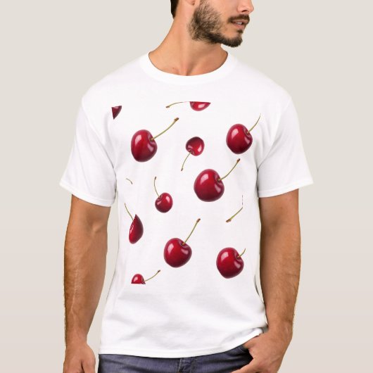 Verstrooide Kersen T-shirt (Voorkant)