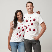 Verstrooide Kersen T-shirt (Unisex)