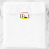 verstuikte polsoefening DVD Ronde Sticker (Tas)