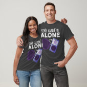 Verstuur Aaron in Alone Paranormal Ghost Hunting T-shirt (Unisex)