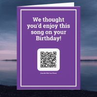 Verstuur een liedje met QR-code op een verjaardag